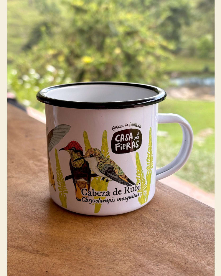 Mug de peltre Cabeza de Rubí | Casa de Fieras