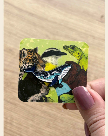 Pin Ballena cósmica