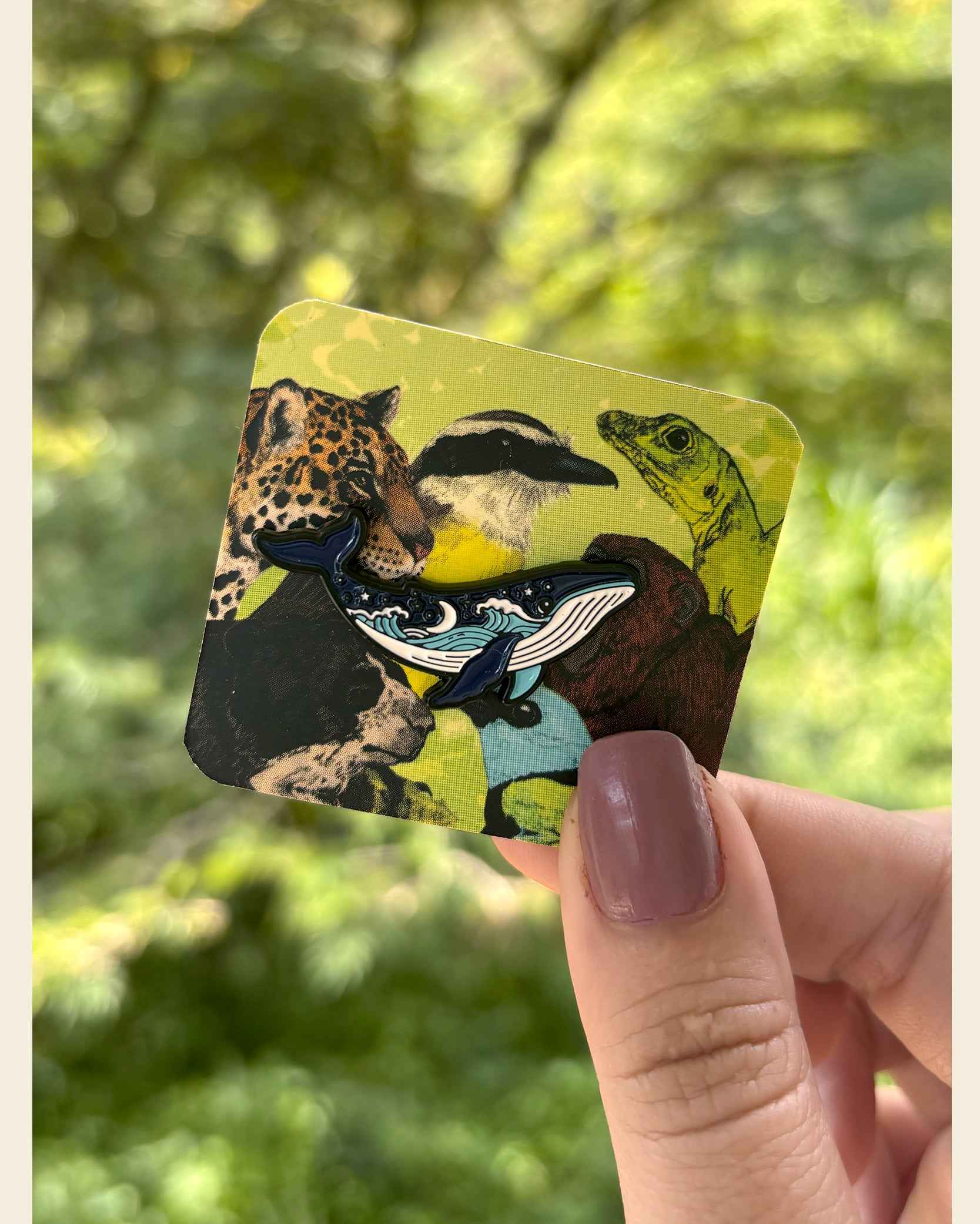 Pin Ballena cósmica