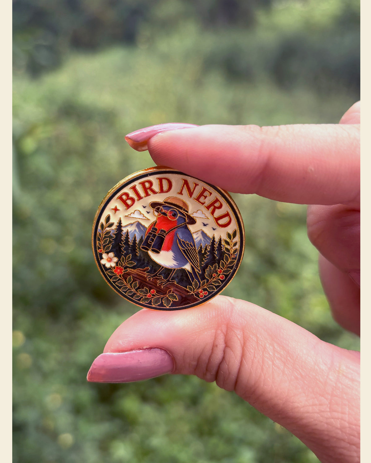 Pin Bird Nerd