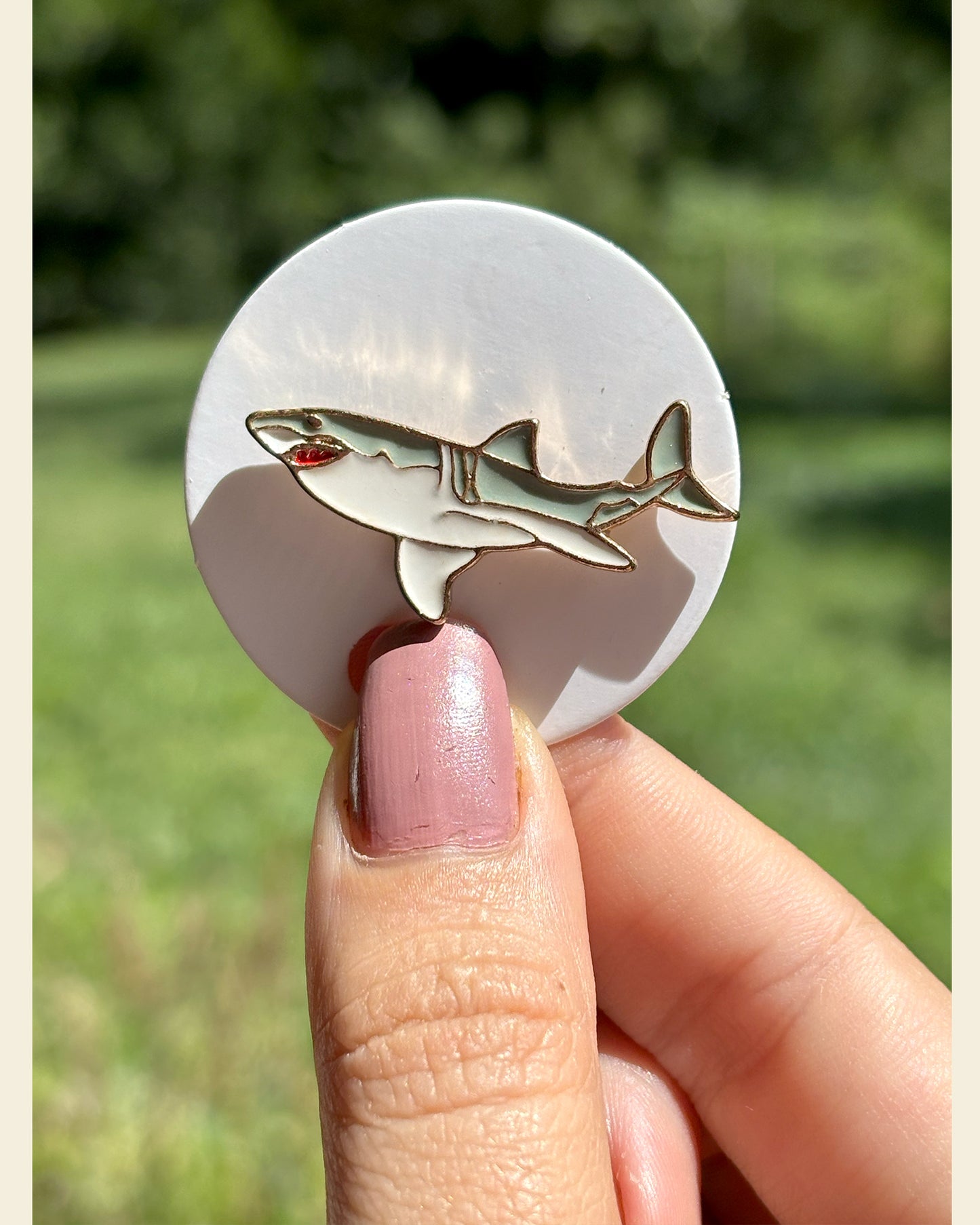Pin Tiburón Blanco