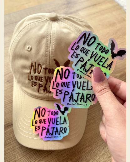 Stickers holográficos Murciélagos | Pack X3