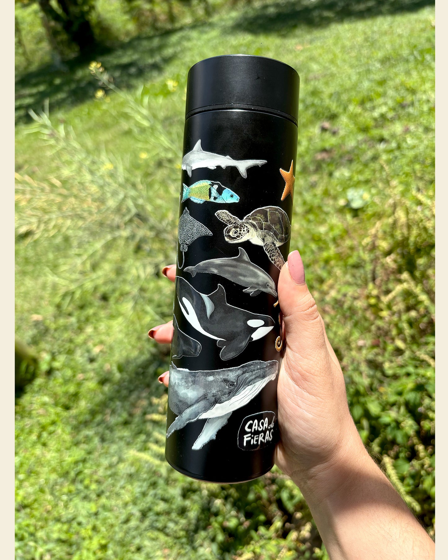 Termo acero inoxidable Océano ilustrado [EDICIÓN LIMITADA]