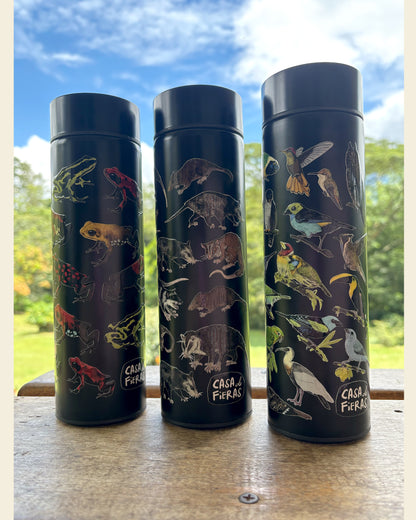 Termo acero inoxidable Ranas Venenosas Andinas de Colombia