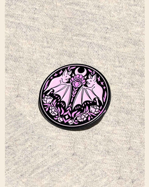 Pin Murciélagos rosa