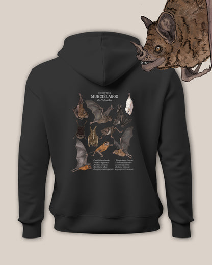Hoodie Murciélagos de Colombia |  Buzo con capucha y bolsillo frontal