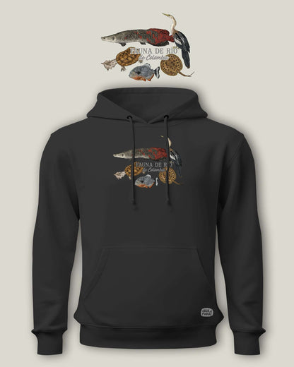 Hoodie Fauna de Río de Colombia | Casa de Fieras