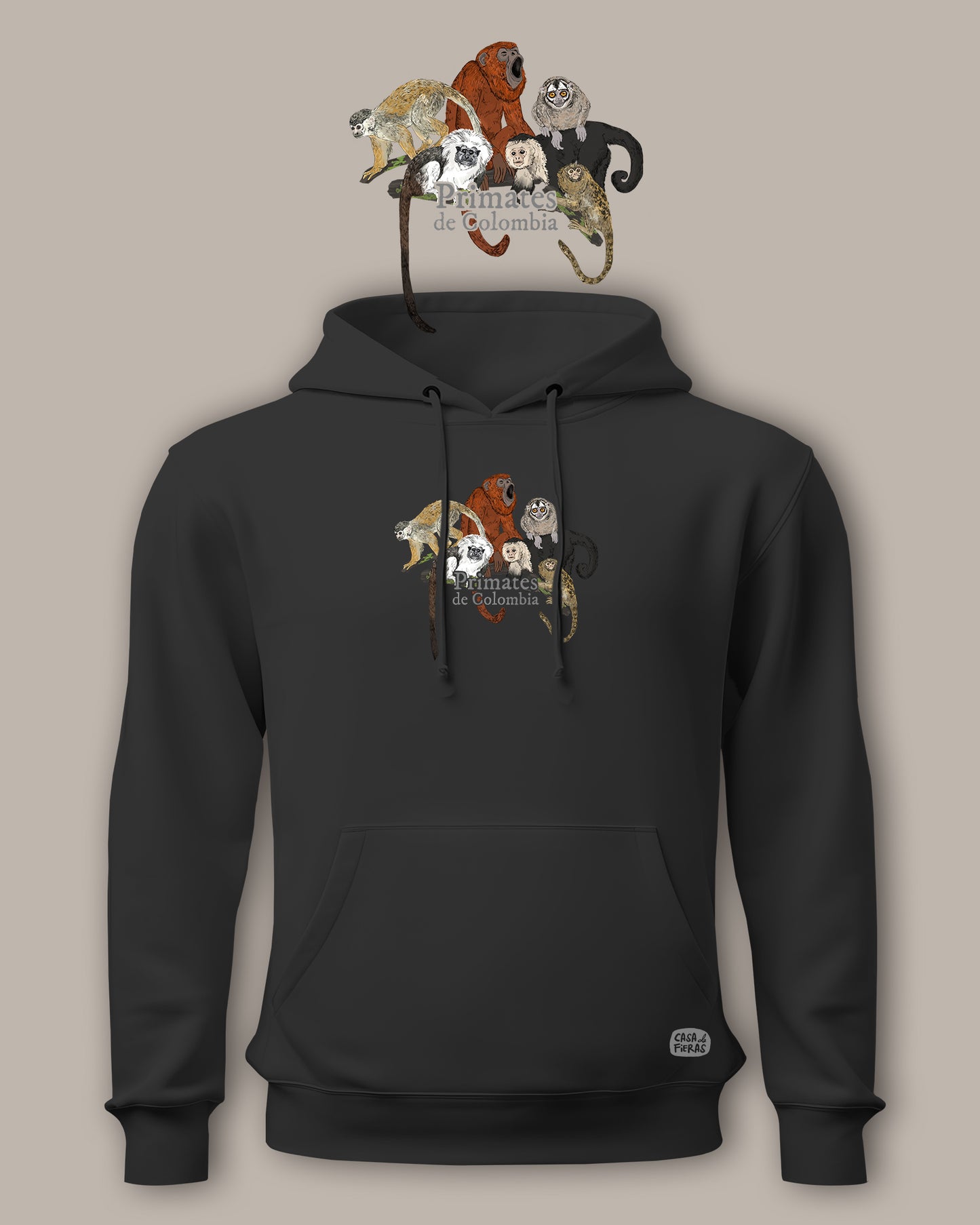 Hoodie Primates de Colombia