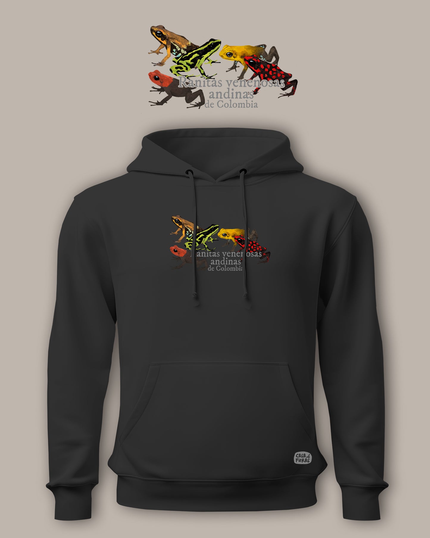 Hoodie Ranitas Venenosas Andinas de Colombia