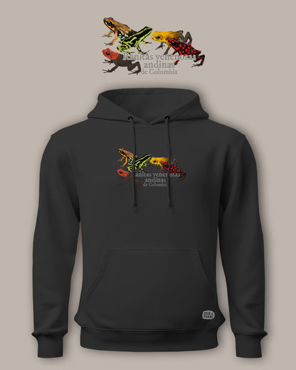 Hoodie Ranitas Venenosas Andinas de Colombia