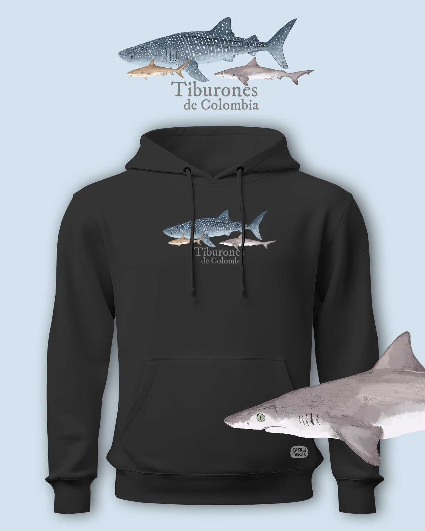 Hoodie Tiburones de Colombia
