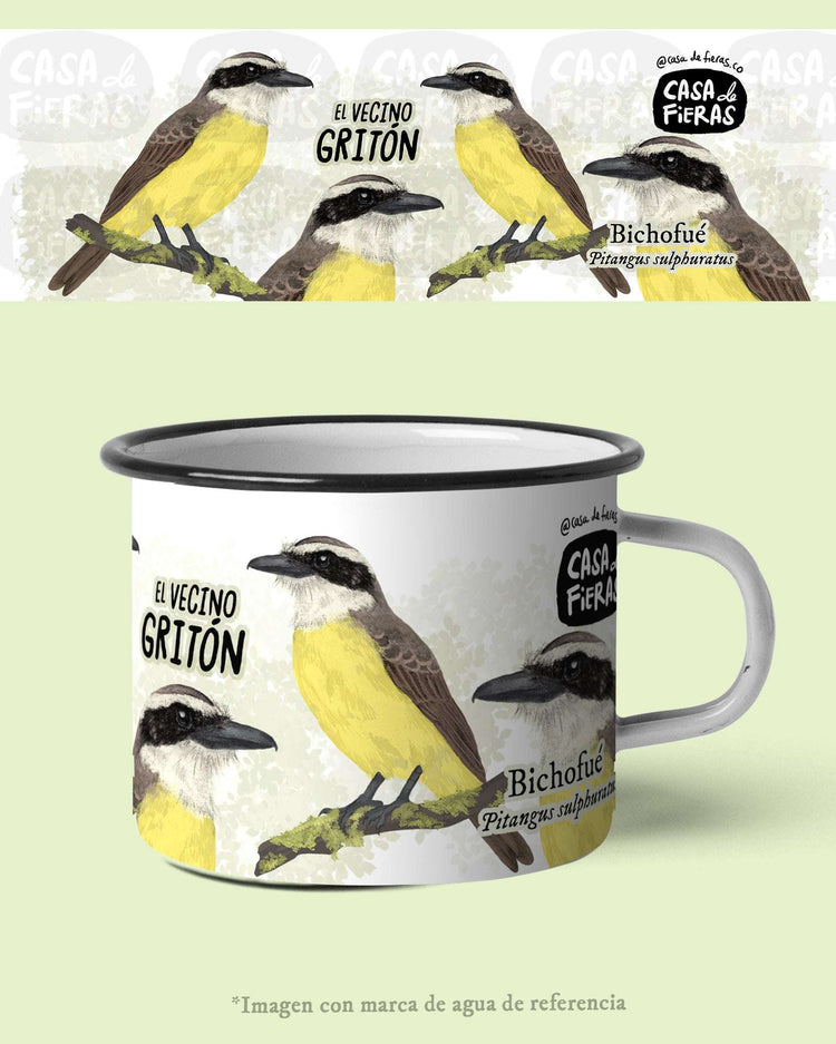 Mug de peltre Bichofué | Casa de Fieras