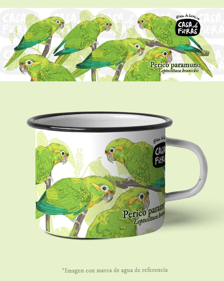 Mug de peltre Perico paramuno | Casa de Fieras