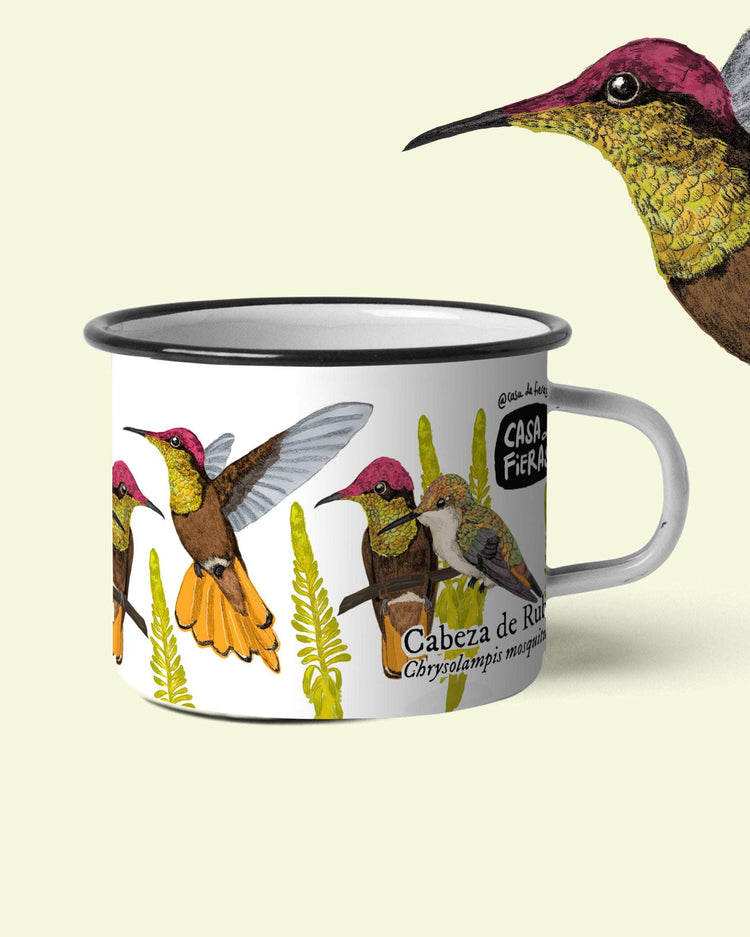 Mug de peltre Cabeza de Rubí | Casa de Fieras