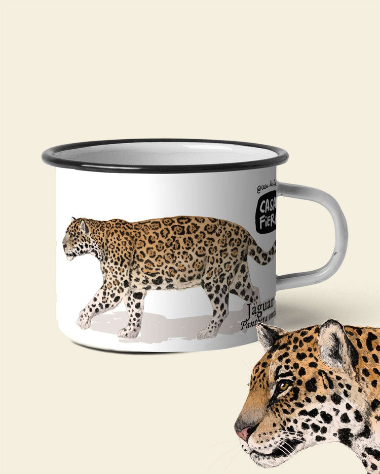Mug de peltre Jaguar | Casa de Fieras