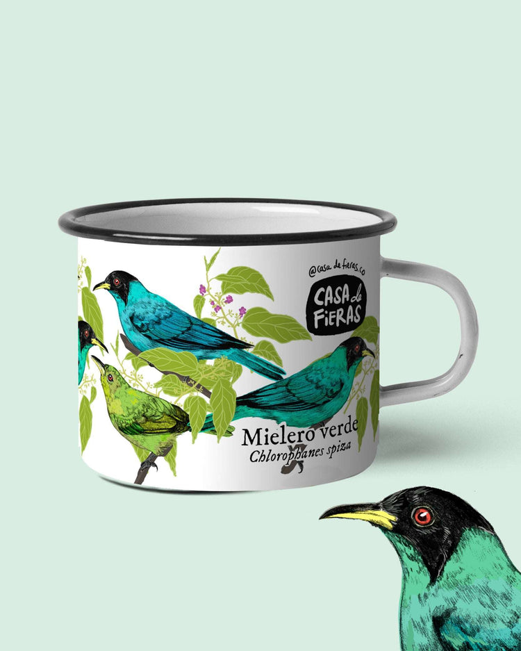 Mug de Mielero verde | Casa de Fieras