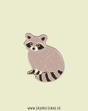 Pin Mapache | Casa de Fieras