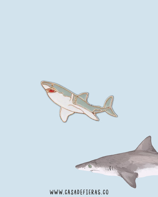 Pin Tiburón Blanco