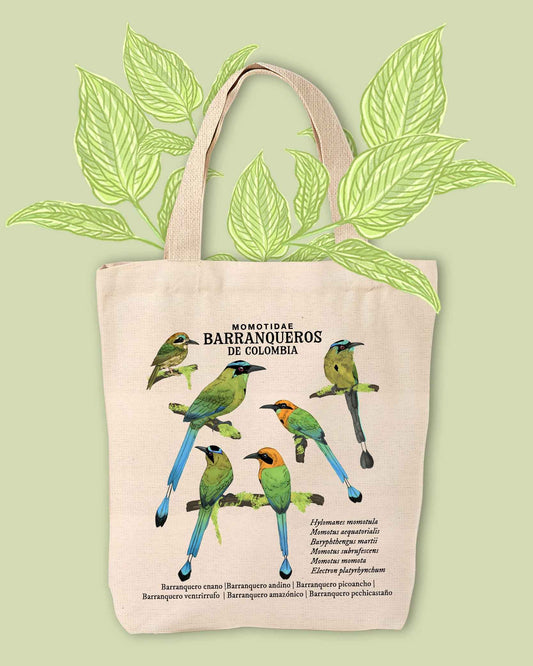 Tote Bag Barranqueros de Colombia | 100% Algodón | Crudo