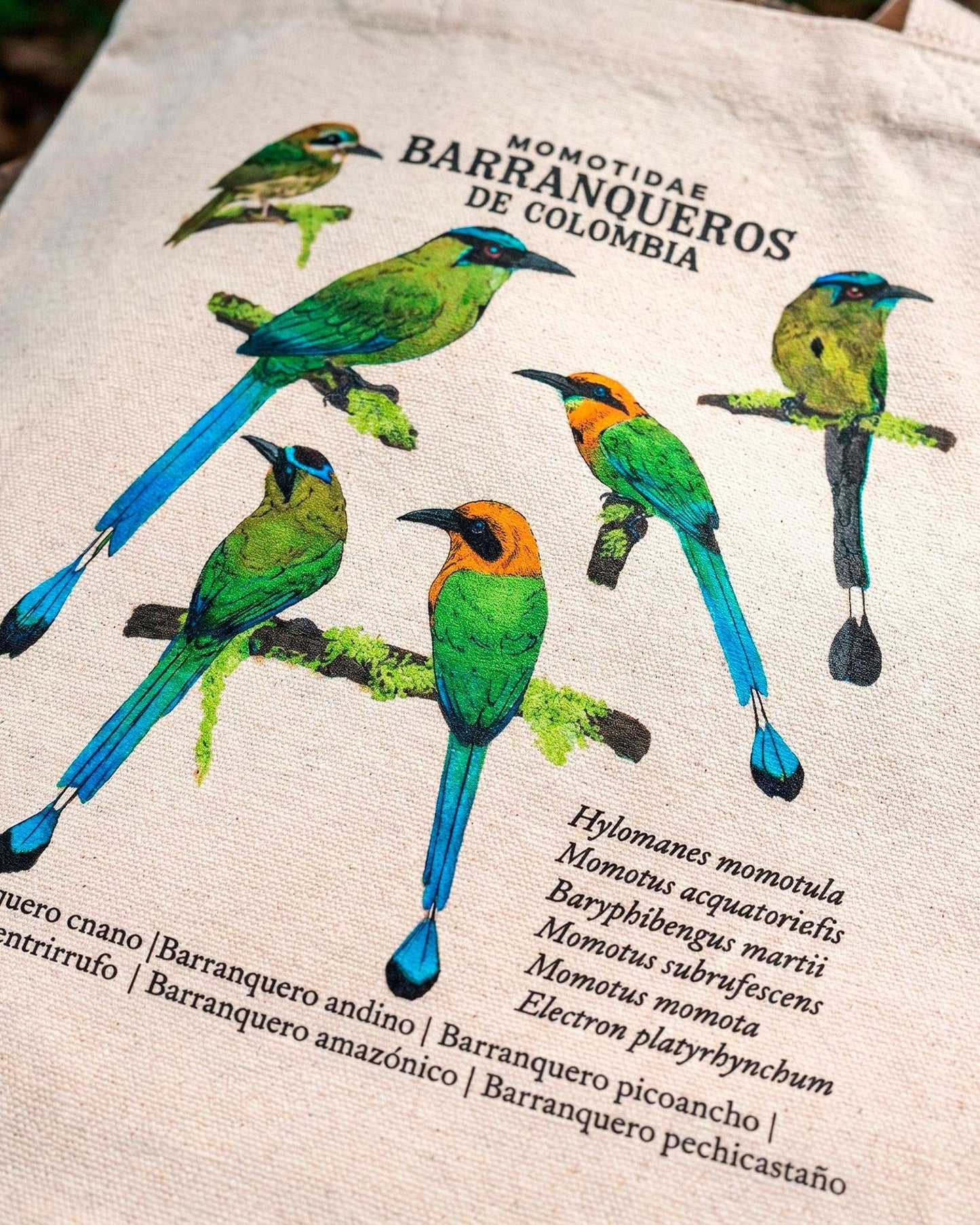 Tote Bag Barranqueros de Colombia | 100% Algodón | Crudo Casa de Fieras