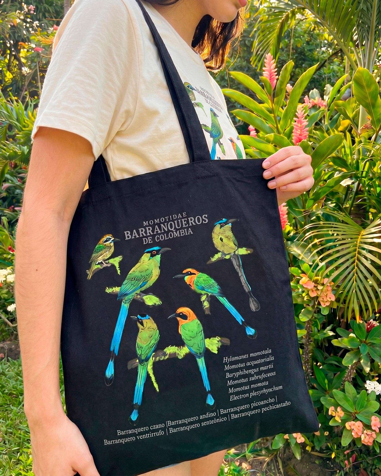 Tote Bag Barranqueros de Colombia | 100% Algodón | Negra Casa de Fieras