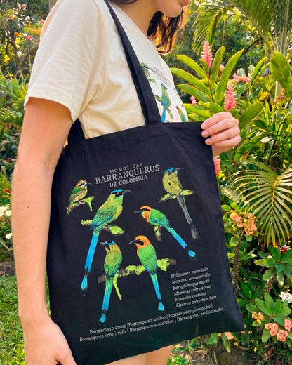 Tote Bag Barranqueros de Colombia | 100% Algodón | Negra Casa de Fieras